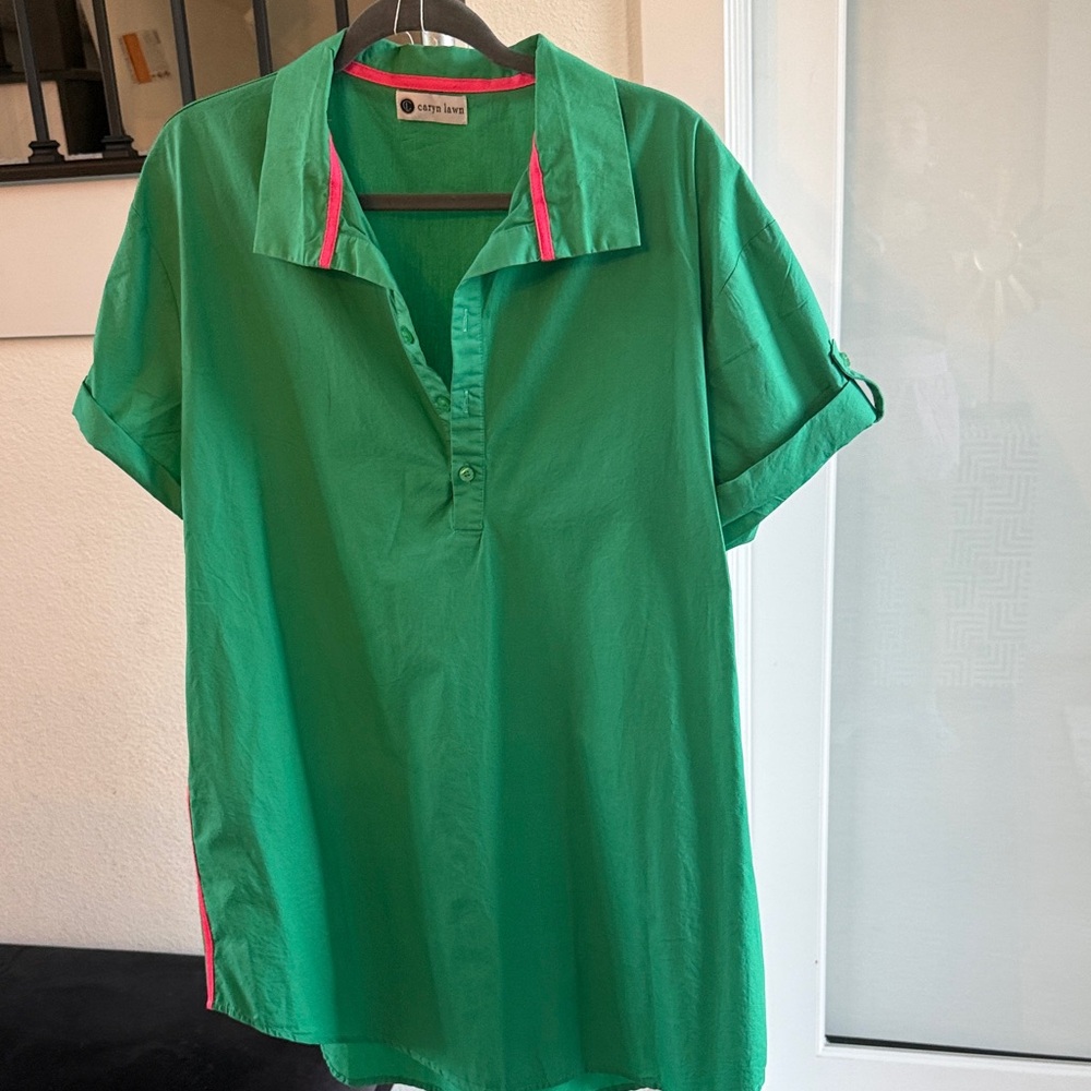 Green Midi Dress by Cathy Jean One size